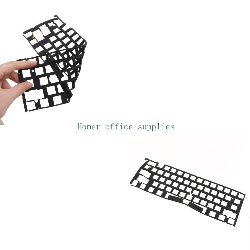 Foam Dampener Sheet - K43B 61-Layout mechanischer Tastaturschalter, Schalldämpfer, weiche