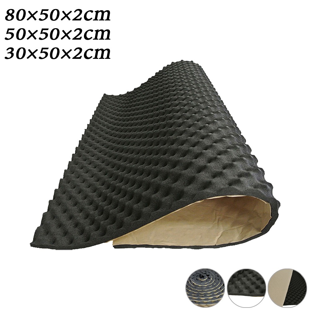Foam Dampener Sheet - 1 Stück Fahrzeug-Schalldämmungsmatte 2cm Schalldämpfer Geräuschisolierung