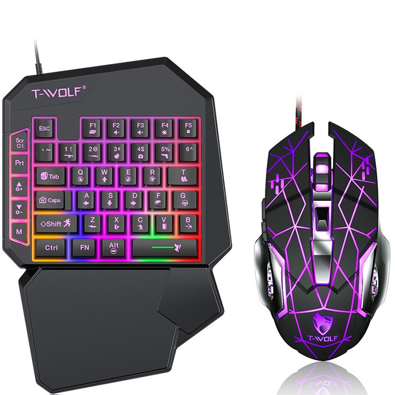 Gaming Keyboard And Mouse For Xbox - 2-in-1 Gaming-Tastatur und Maus-Set, RGB-Hintergrundbeleuchtung, 40-Tasten