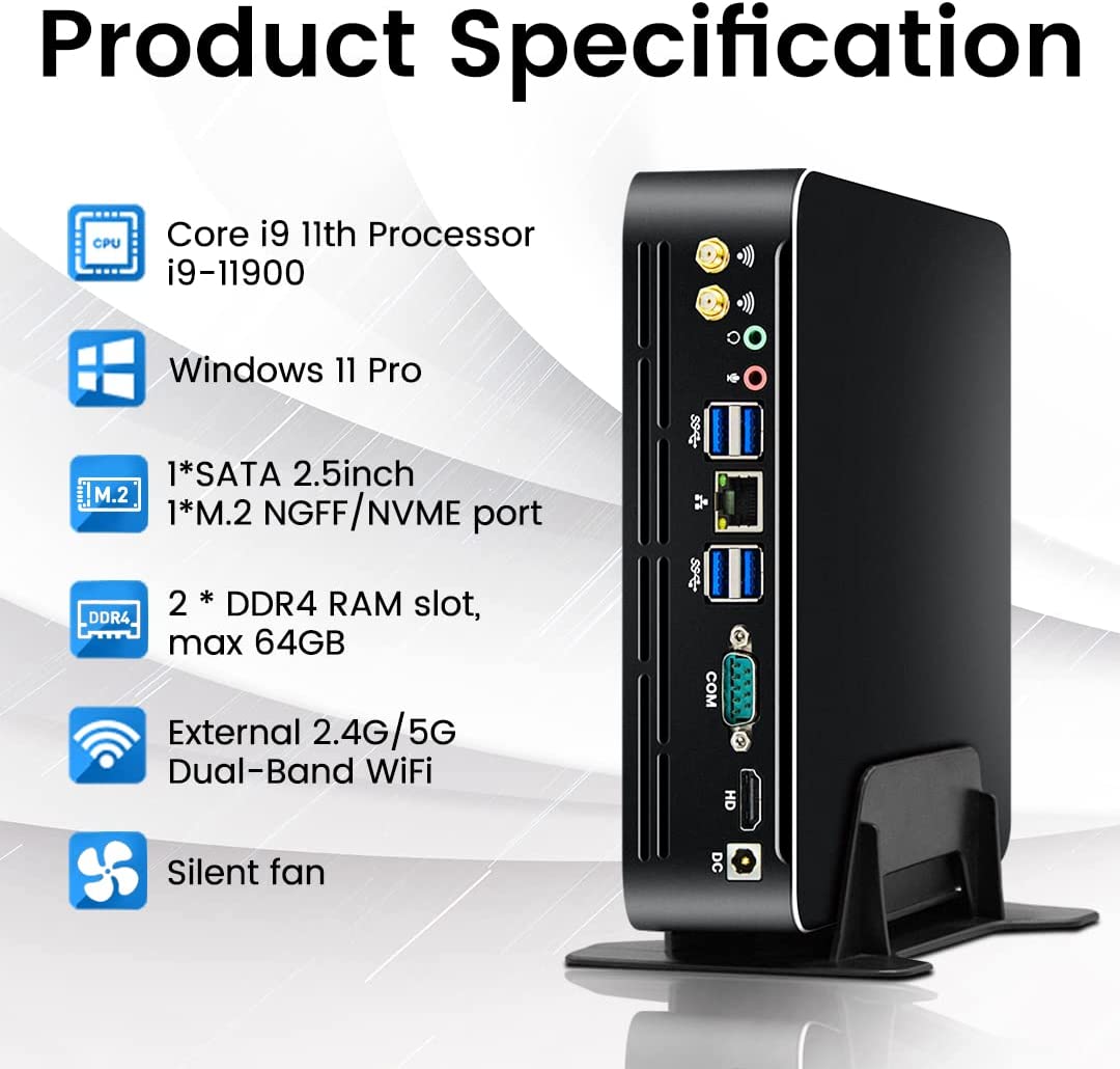 Intel Cpu Core I5 - Partaker 11. Generation Intel Mini-PC Windows