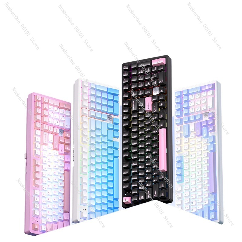 Gaming Keyboard Esports - Mechanische Tastatur aus Aluminiumlegierung, kabellose Bluetooth-