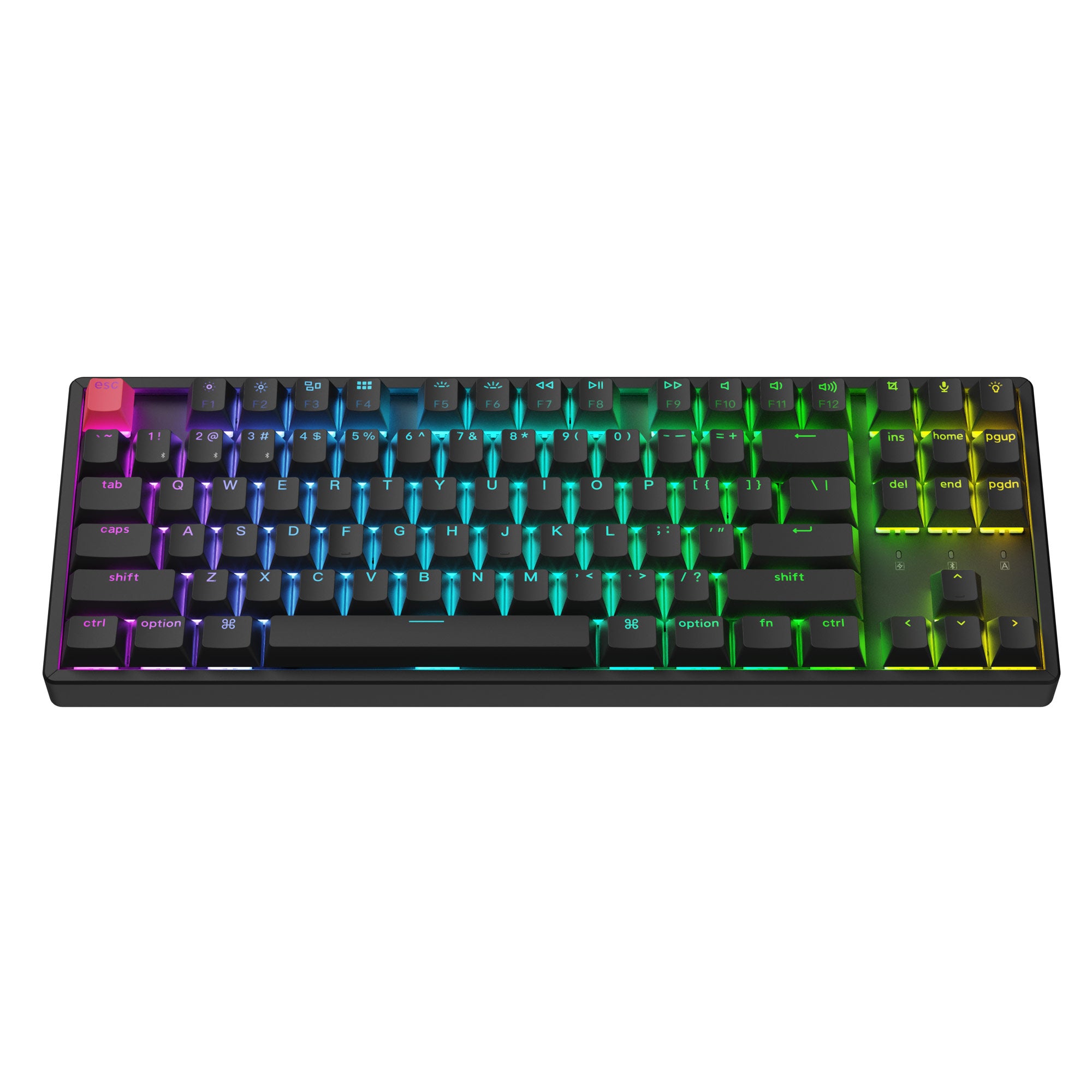 Gaming Keyboard Tkl - Keychron K8 V2 QMK Kabellose benutzerdefinierte