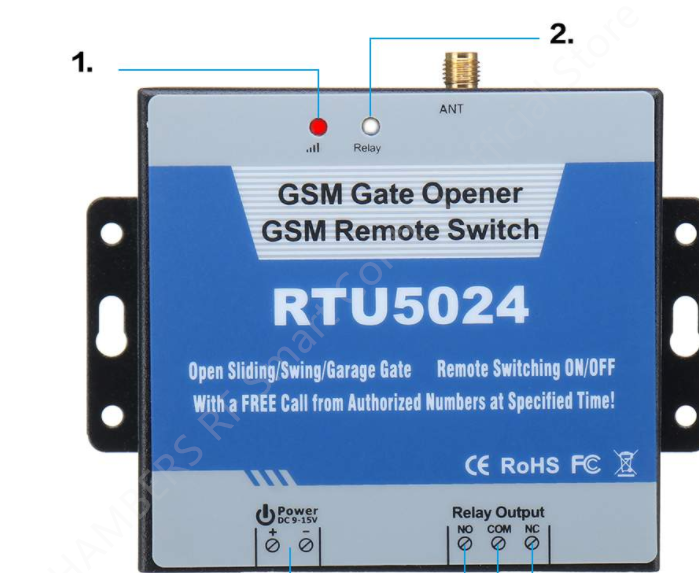 Switch Opener Tool - RTU5024 GSM Toröffner Relaisschalter Fernbedienung Drahtloser