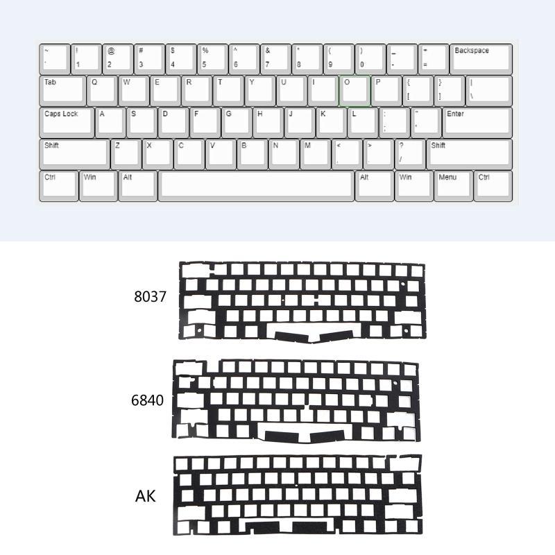 Foam Dampener Sheet - 652F mechanische Tastatur-Landepads Mute Schaumstoff-Schalldämpfer (61