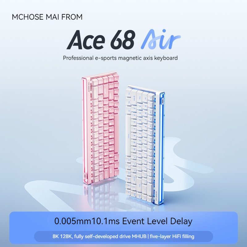 Gaming Keyboard Esports - Mchose Ace68 Air Magnetic Axis Mechanische