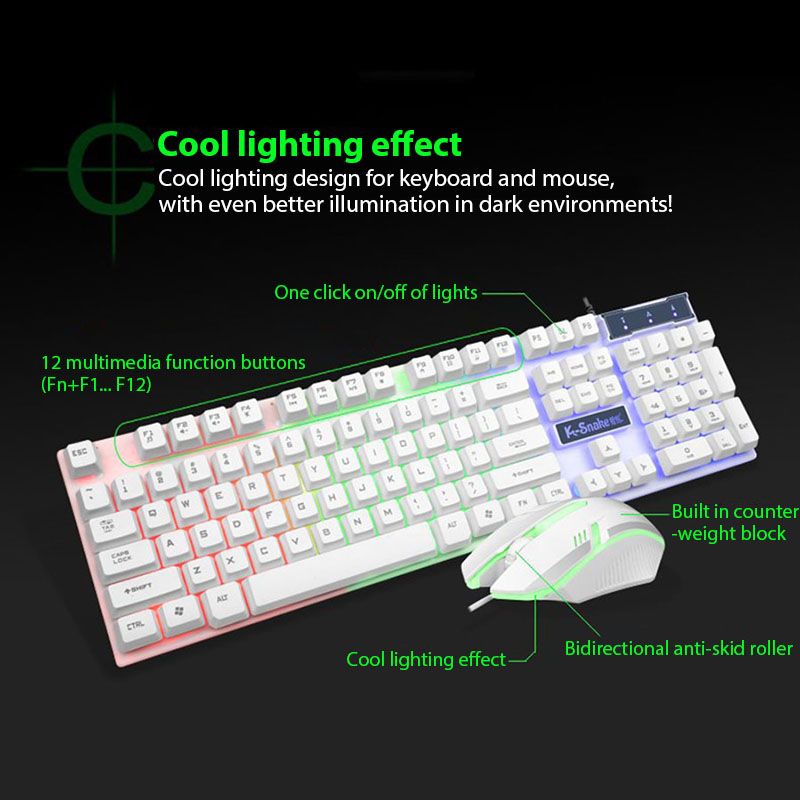 KM320 Tastatur- und Maus-Set,  – Gaming Keyboard And Mouse For Xbox Bewertung und Preis