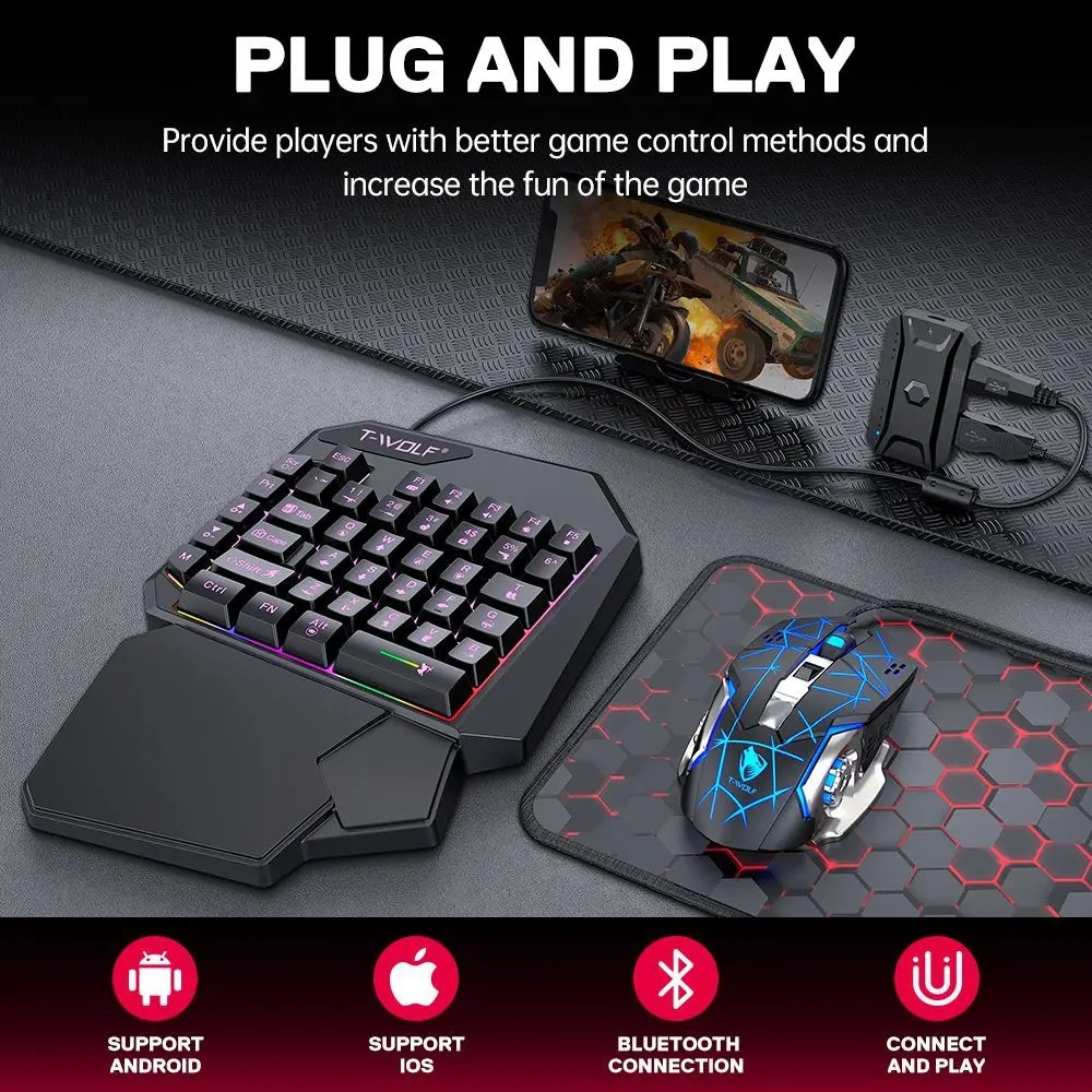 5-in-1 RGB Gaming-Tastatur-Mau – Gaming Keyboard And Mouse For Xbox Bewertung und Preis