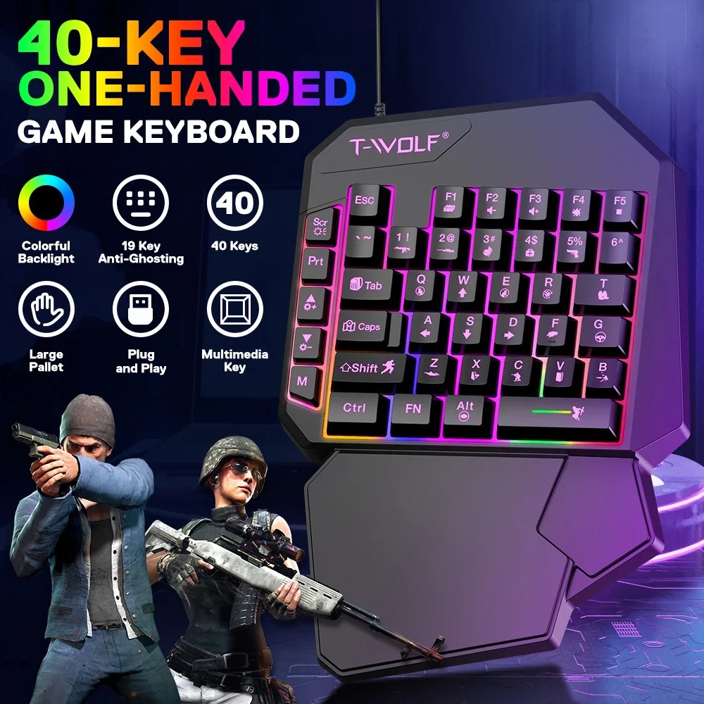 5-in-1 RGB Gaming-Tastatur-Mau – Gaming Keyboard And Mouse For Xbox Bewertung und Preis