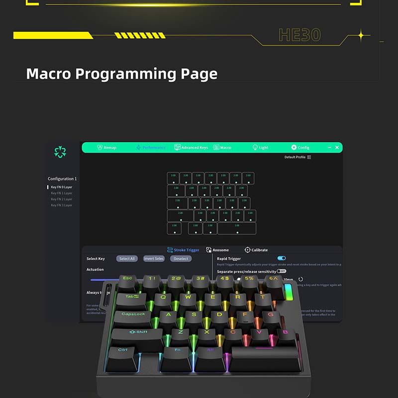 HE30 Mechanische Gaming-Tastat – Gaming Keyboard Esports Bewertung und Preis