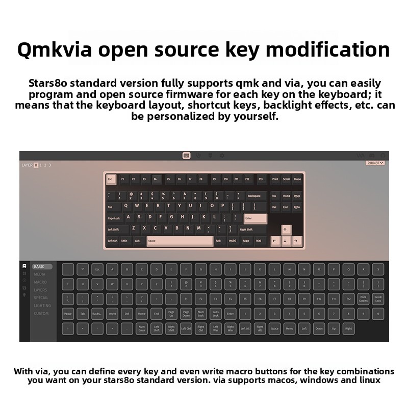 WEIKAV STARS80 TKL Mechanische – Gaming Keyboard Tkl Bewertung und Preis