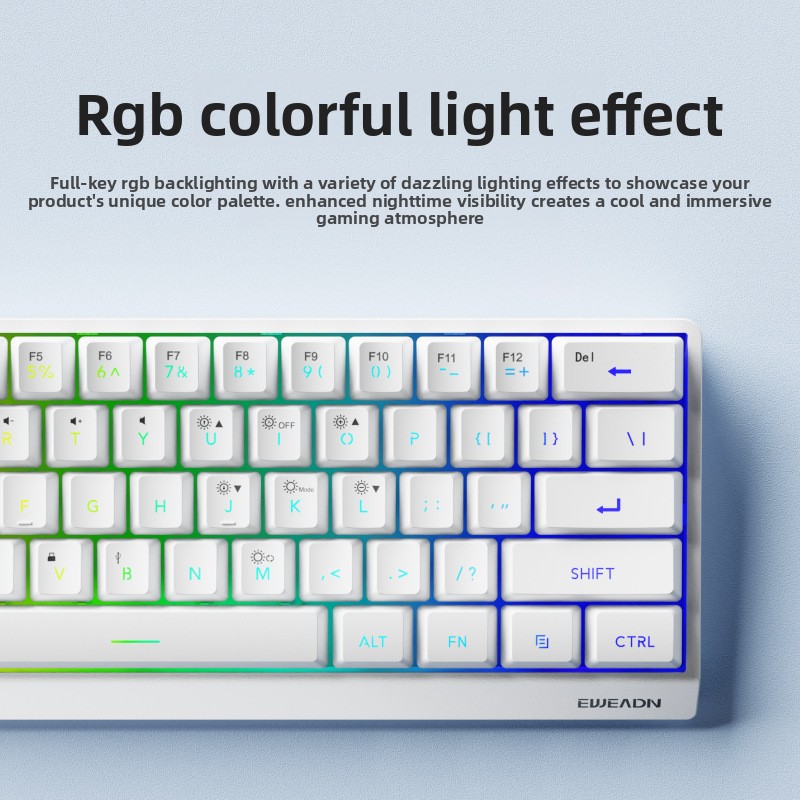 Kabellose Mini-Tastatur mit 61 – Gaming Keyboard No Noise Bewertung und Preis