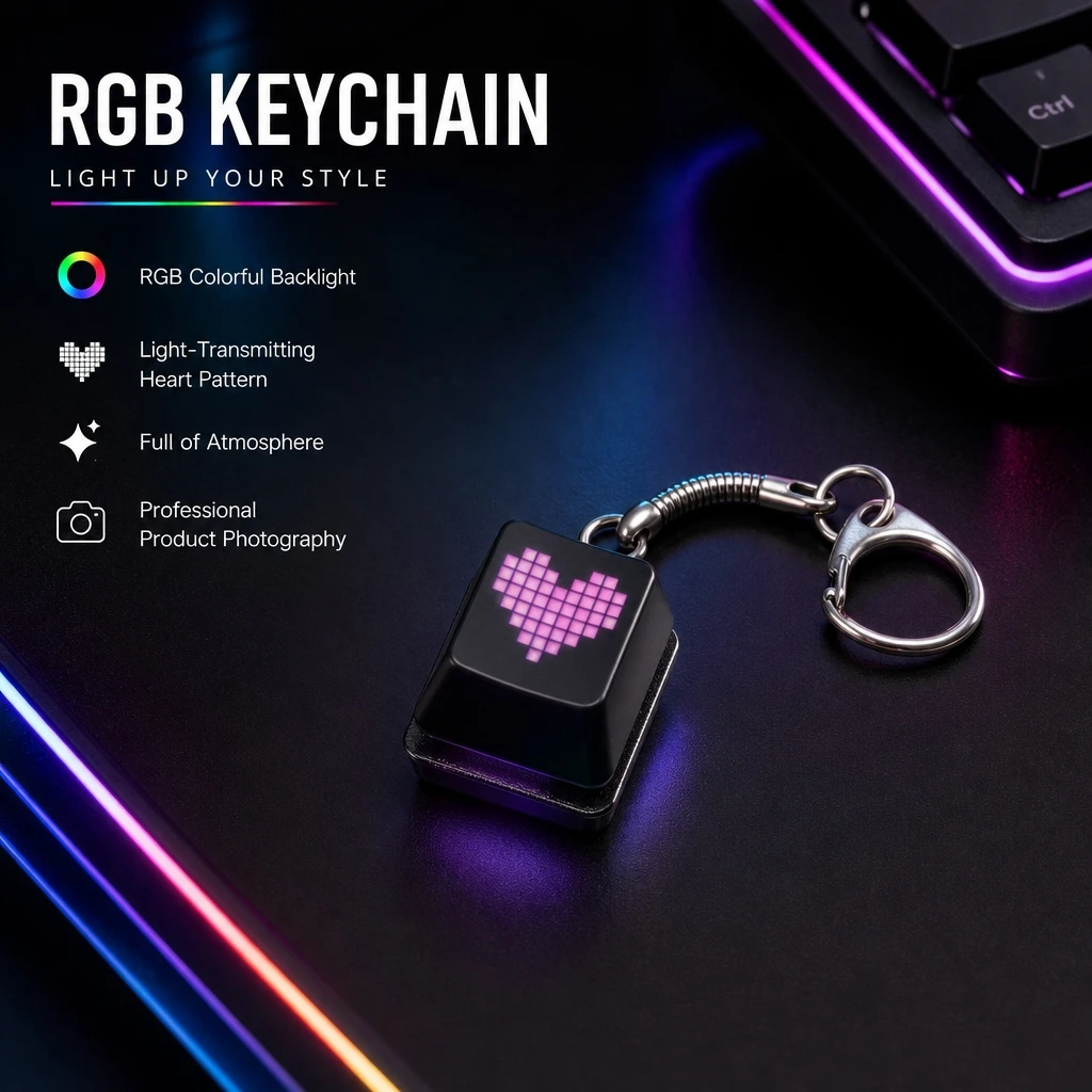 Mini-RGB-Tastatur-Schlüsselanh – Mechanical Switch Tester Bewertung und Preis