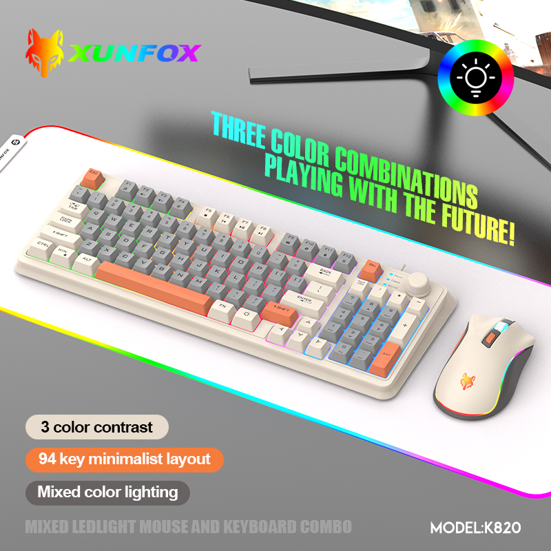 K820 USB Wired Spiel Tastatur  – Gaming Keyboard And Mouse For Xbox Bewertung und Preis