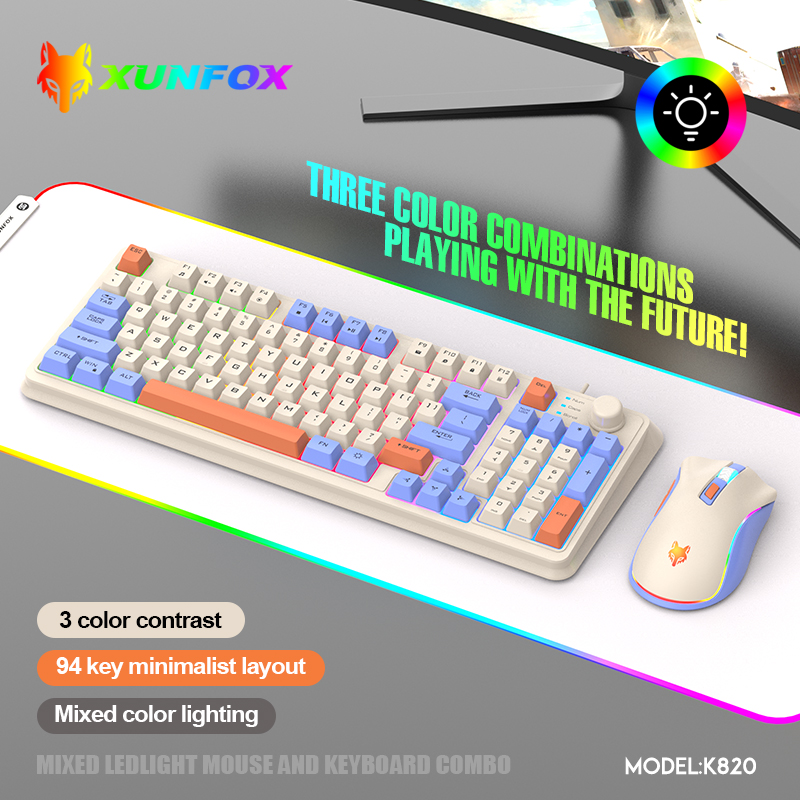 K820 USB Wired Spiel Tastatur  – Gaming Keyboard And Mouse For Xbox Bewertung und Preis