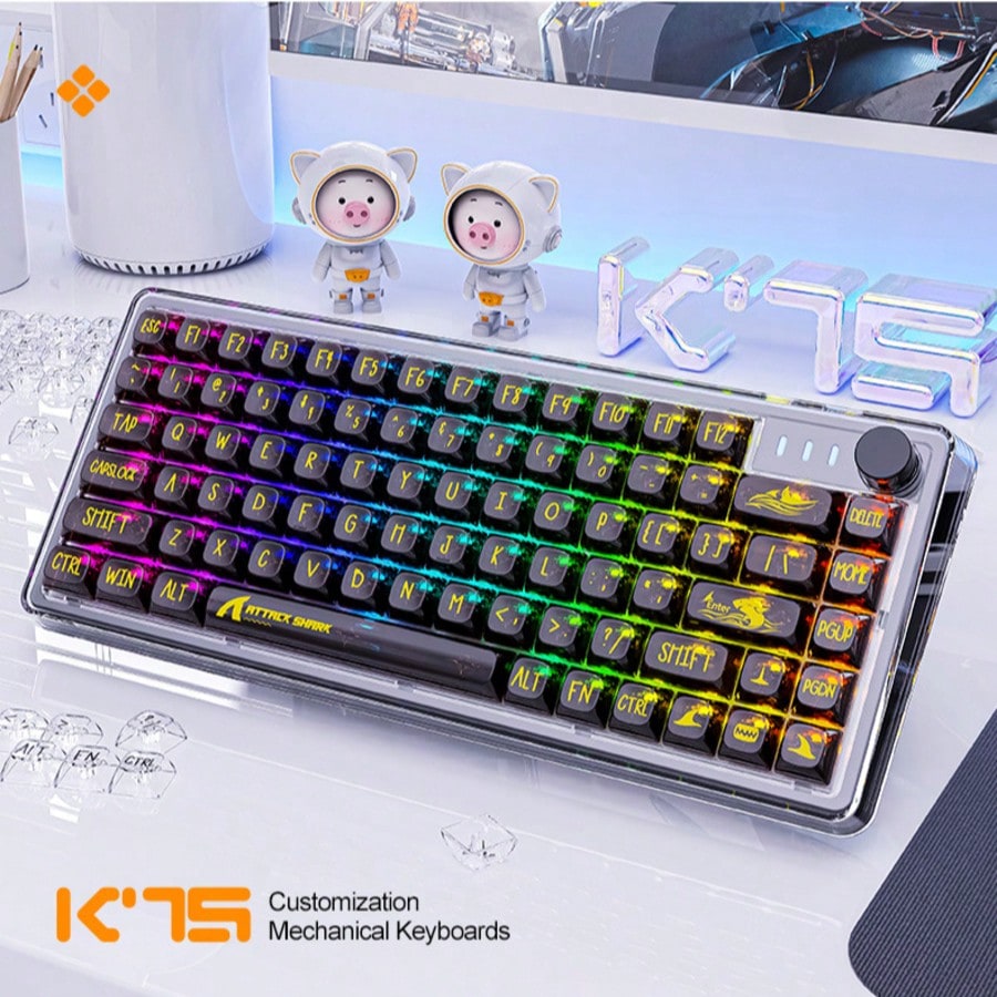 K75 transparente mechanische T – Keyboard Gaming Transparent Bewertung und Preis