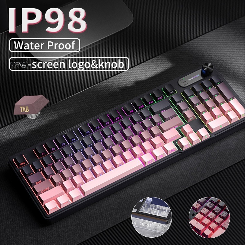 RGB IP98 Teclado Low Profile G – Gaming Keyboard Ip98 Bewertung und Preis